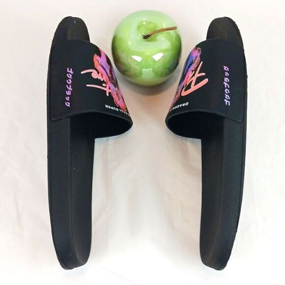 Dragon Ball Super Goku / Black rose slide sandals (anime) size 12 - Picture 6 of 11